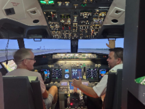 Customer Photo of 737 Flight Simulator Hampshire